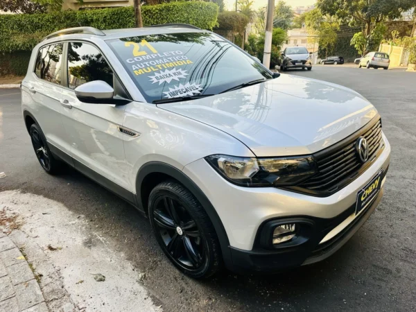 VOLKSWAGEN T-CROSS 1.0 200 TSI TOTAL FLEX SENSE AUTOMÁTICO 2021 - Imagem 3