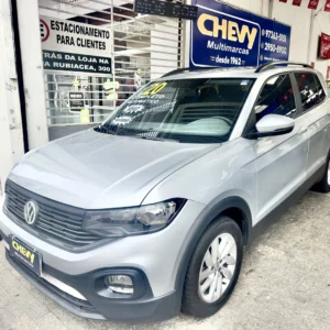 VOLKSWAGEN T-CROSS 1.0 200 TSI TOTAL FLEX SENSE AUTOMÁTICO 2020 ÚNICA DONA