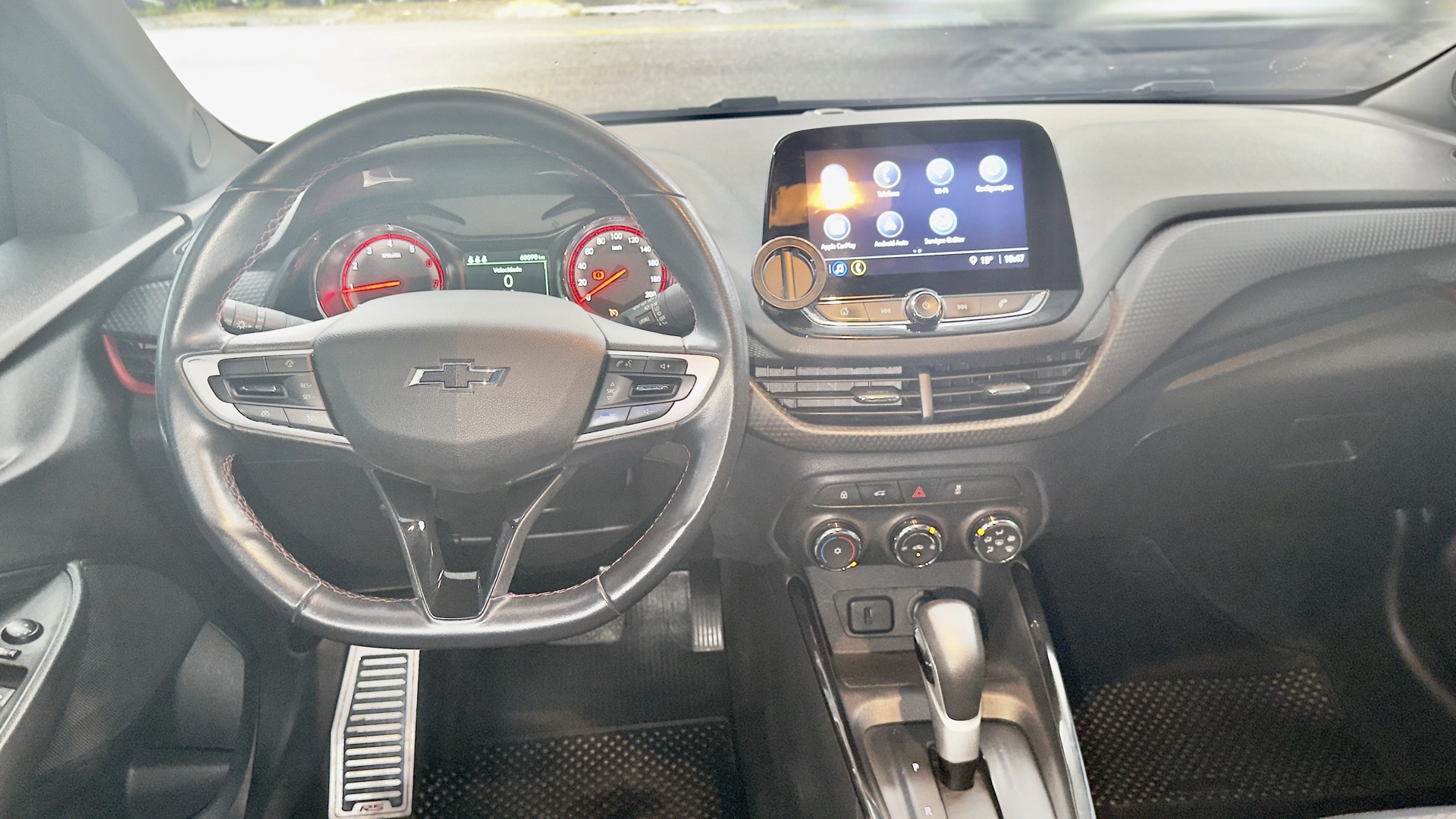 CHEVROLET ONIX 1.0 TURBO FLEX RS AUTOMÁTICO 2024 ÚNICO DONO - Imagem 12