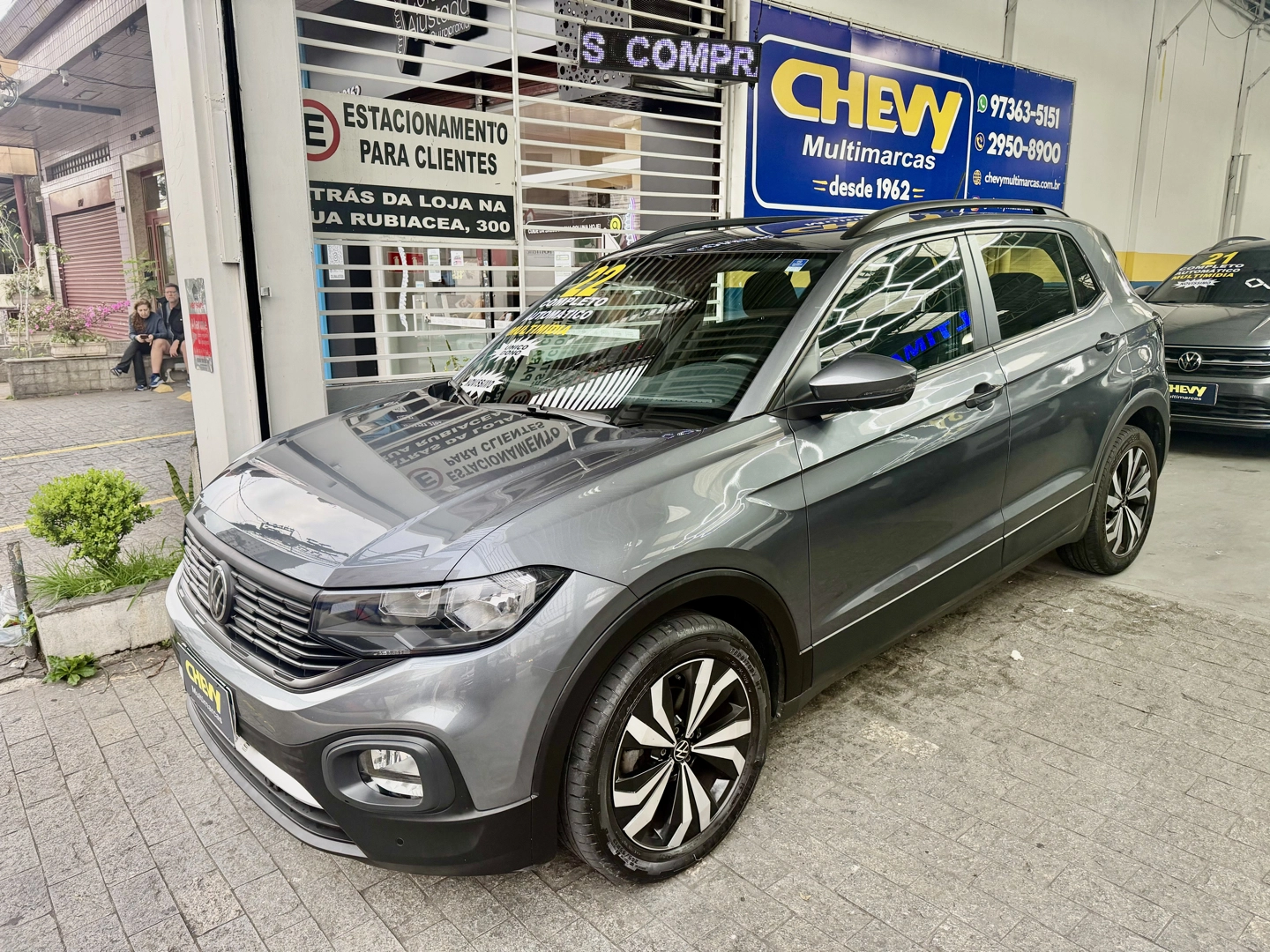 VOLKSWAGEN T-CROSS 1.0 200 TSI TOTAL FLEX AUTOMÁTICO 2022 ÚNICO DONO