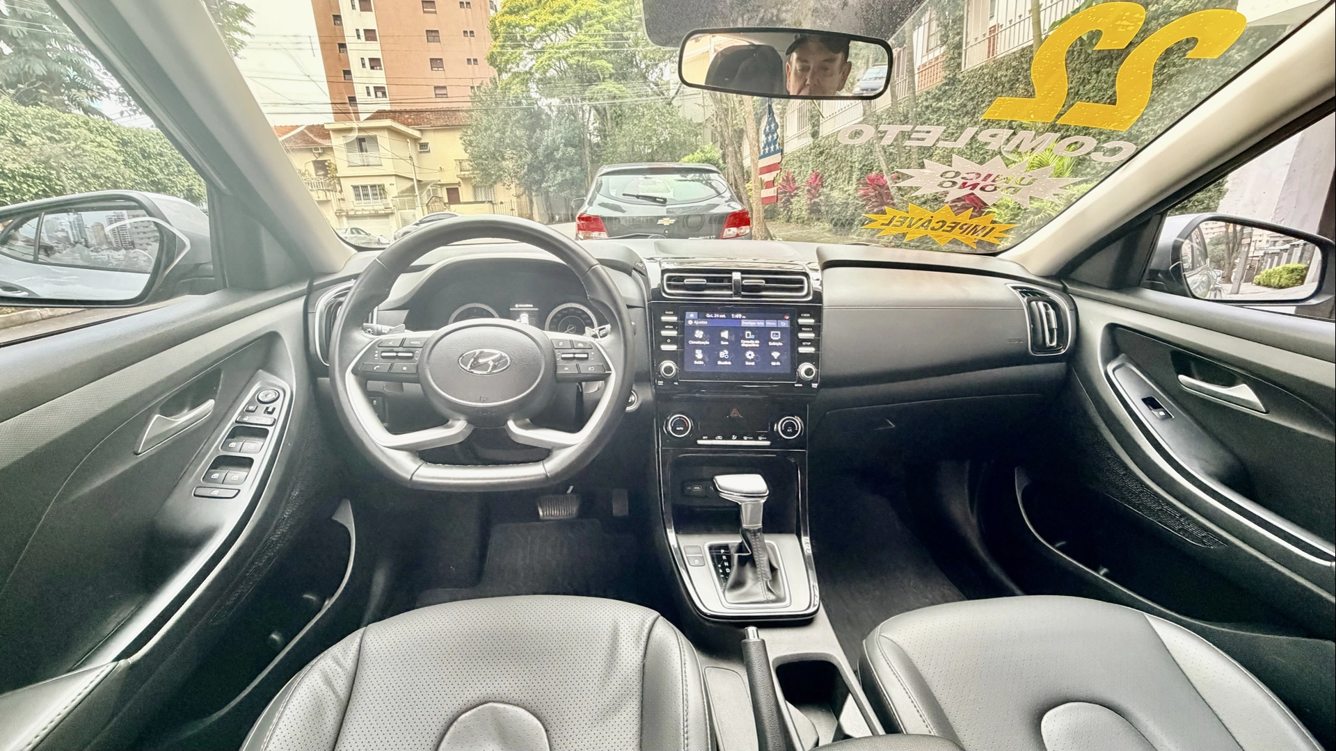HYUNDAI CRETA 1.0 TGDI FLEX LIMITED AUTOMÁTICO 2022 ÚNICO DONO - Imagem 9